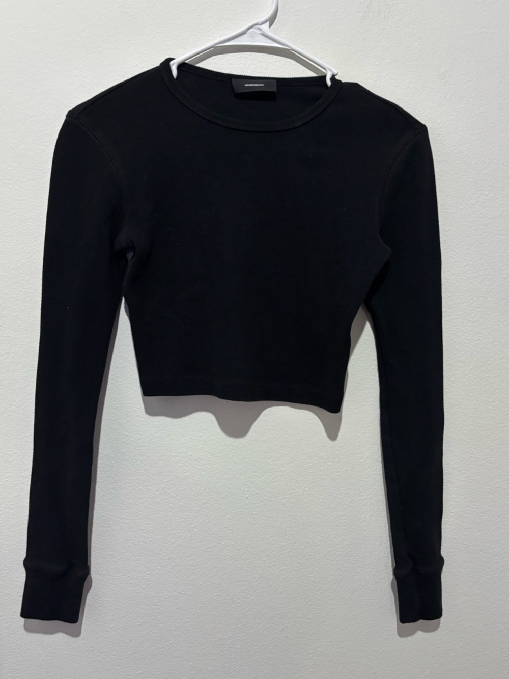 WARDROBE.NYC XS Cropped Long Sleeve